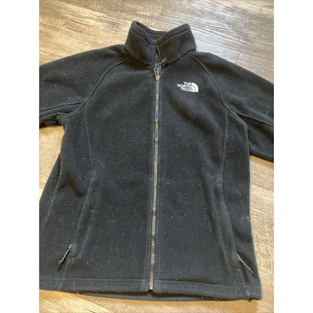 The North Face Womens Black Full Zip Fleece Jacket T311 T711 Medium